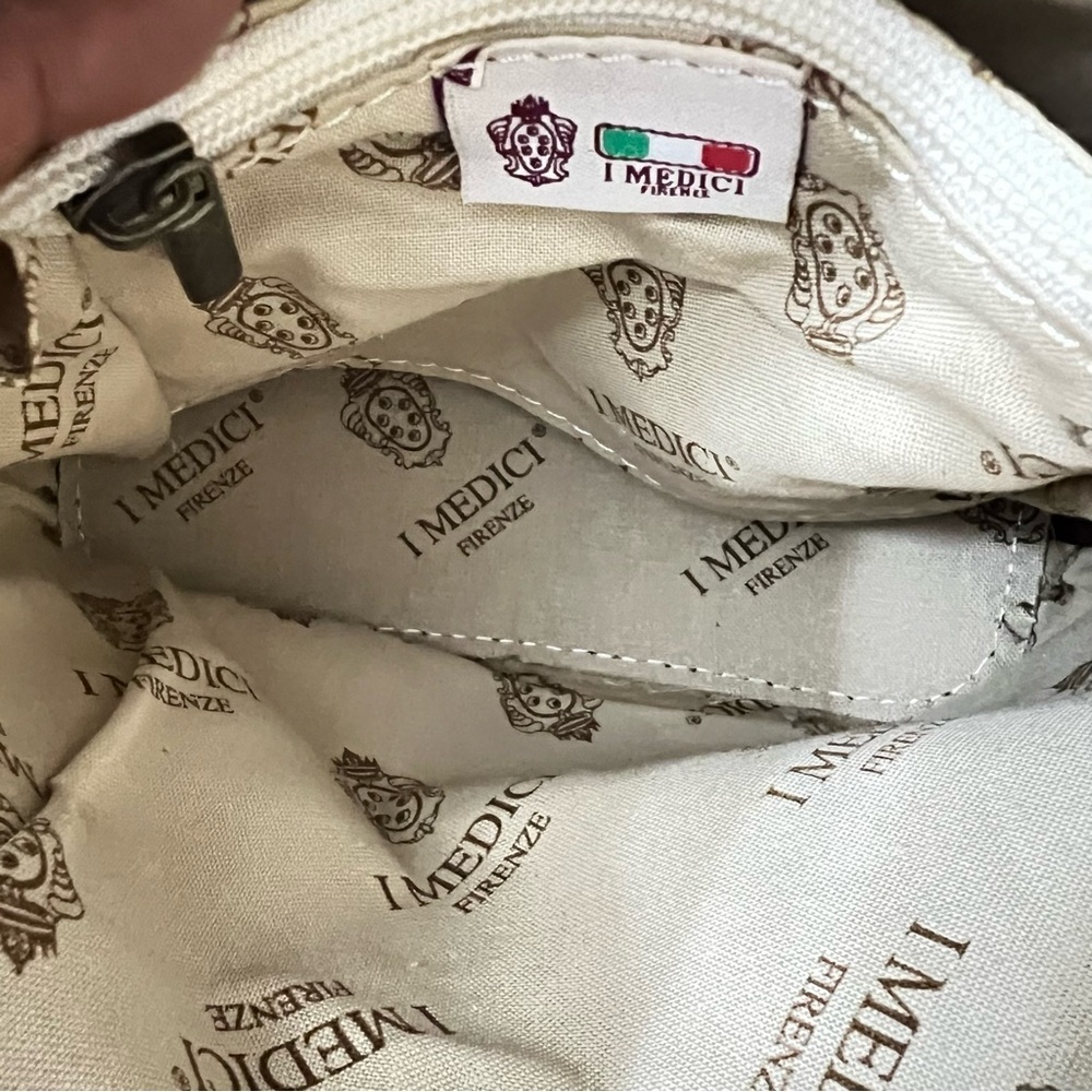 I MEDICI FIRENZE RARE NWT BURGUNDY LEATHER BAG - Made in Italy - Picture 9 of 11